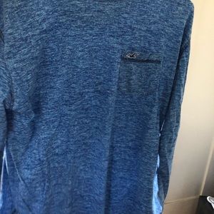Hollister blue long sleeve shirt for men medium